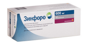Препарат Зинфоро для лечения коронавирусной пневмонии антибиотики